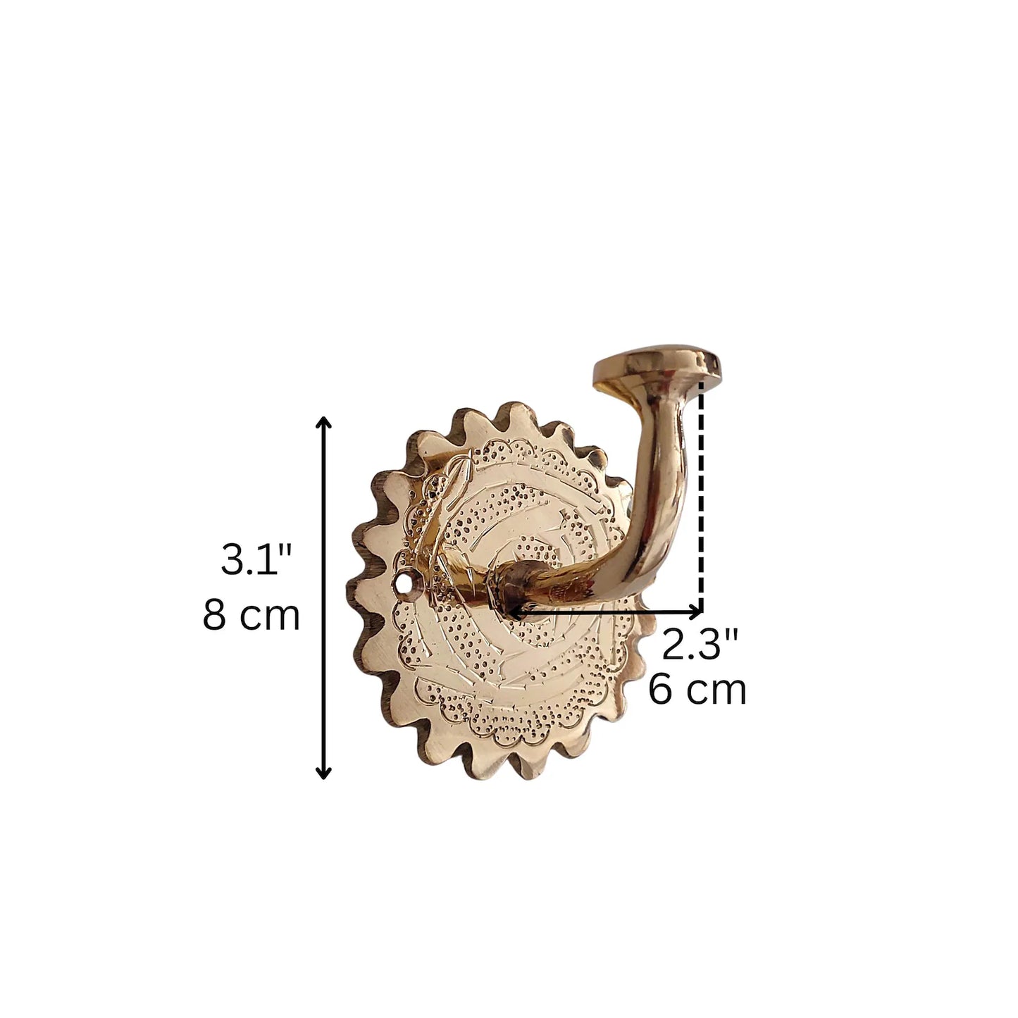 Brass Coat Hooks – Vintage Brass Wall Hooks