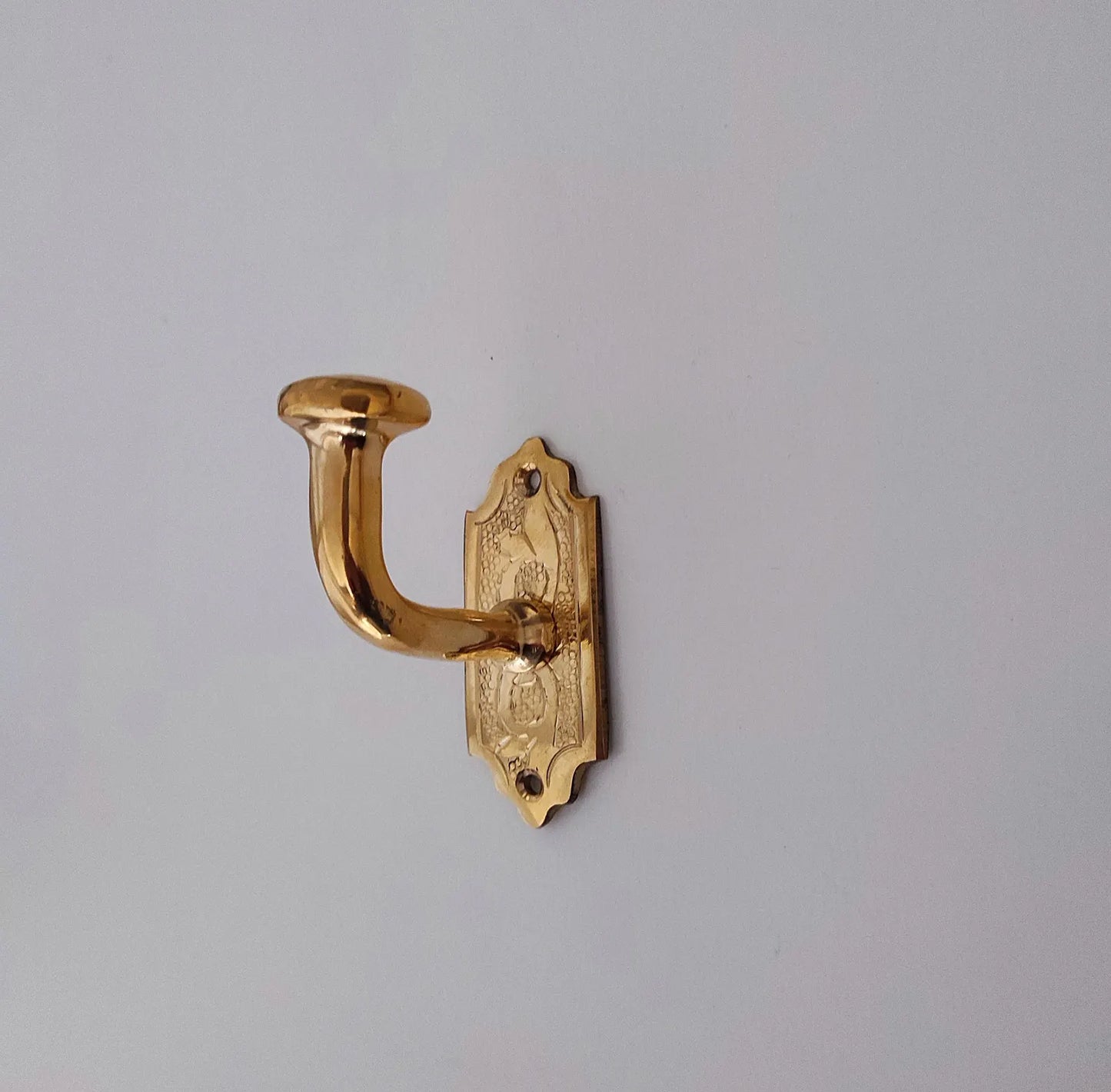 Vintage Brass Coat Hooks – Brass Wall Hooks for Bathroom & Home Decor