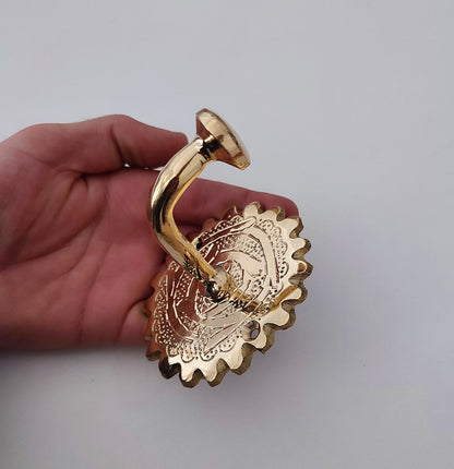 Brass Coat Hooks – Vintage Brass Wall Hooks